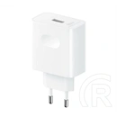 Honor supercharger hálózati töltő usb aljzat (80w, gyorstöltő, oem) fehér