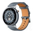 Honor watch fit okosóra (bőr szíj, állítható, aktivitásmérő, barométer, gps) ezüst