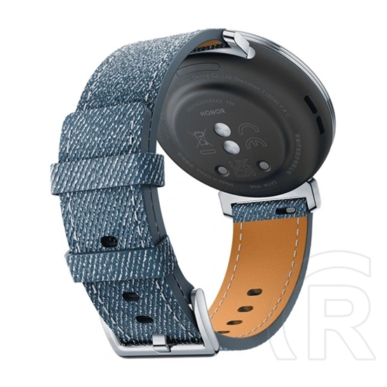 Honor watch fit okosóra (bőr szíj, állítható, aktivitásmérő, barométer, gps) ezüst