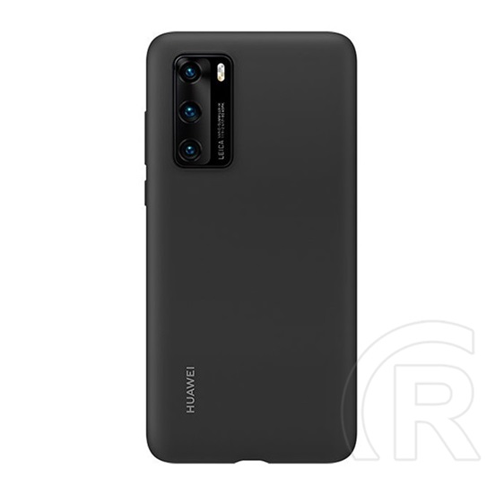 Huawei P40 szilikon telefonvédő fekete