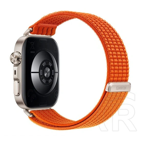 Huawei Watch Fit 5 Pro okosóra (nejlon szíj, aktivitásmérő, pulzusmérés, EKG, barométer, GPS, NFC, narancssárga)