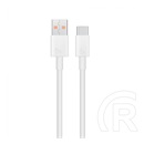Huawei USB adat- és töltőkábel (A dugó / C dugó, 66W, 1 m, fehér)