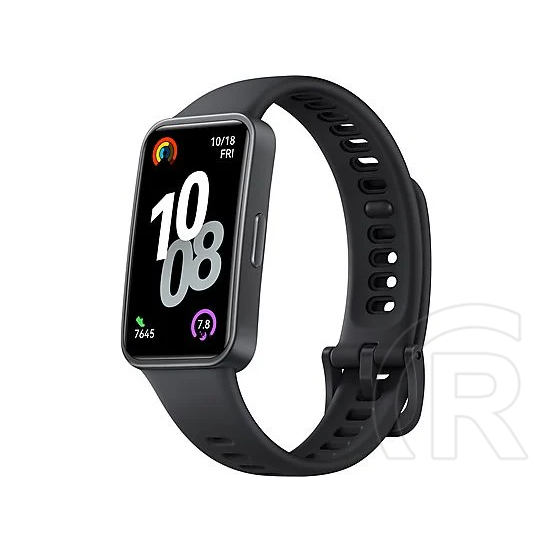 Huawei band 10 okoskarkötő (aktivitásmérő, pulzusmérő, hívásjelzés, vízálló, szilikon szíj) fekete