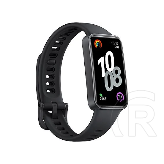 Huawei band 10 okoskarkötő (aktivitásmérő, pulzusmérő, hívásjelzés, vízálló, szilikon szíj) fekete