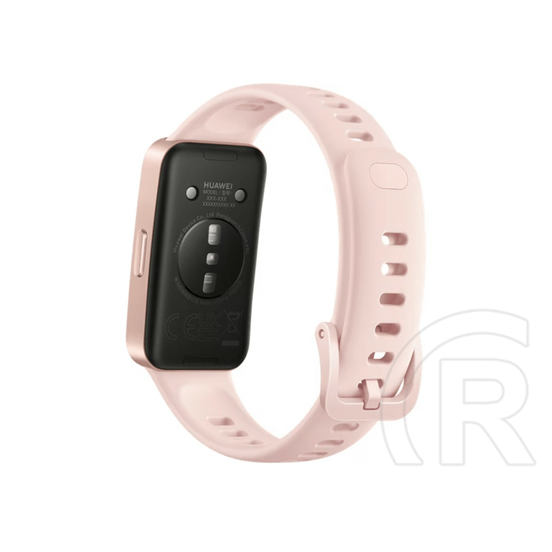 Huawei band 10 okoskarkötő (aktivitásmérő, pulzusmérő, hívásjelzés, vízálló, szilikon szíj) rózsaszín
