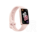 Huawei band 10 okoskarkötő (aktivitásmérő, pulzusmérő, hívásjelzés, vízálló, szilikon szíj) rózsaszín
