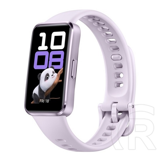 Huawei band 10 okoskarkötő (alumínium keret, aktivitásmérő, pulzusmérő, hívásjelzés, vízálló, szilikon szíj) lila