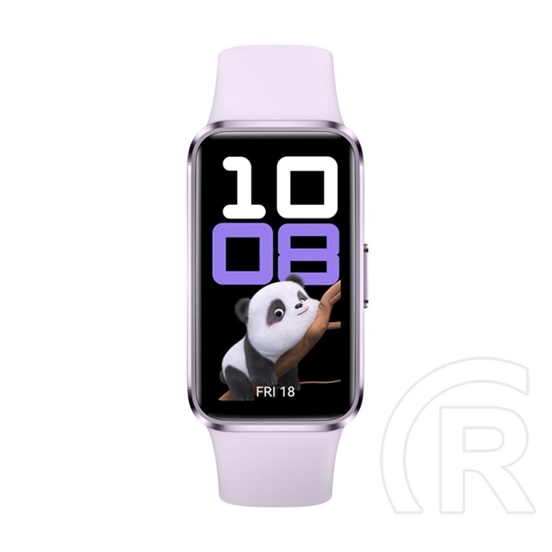 Huawei band 10 okoskarkötő (alumínium keret, aktivitásmérő, pulzusmérő, hívásjelzés, vízálló, szilikon szíj) lila