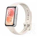 Huawei band 11 okoskarkötő (alumínium keret, aktivitásmérő, pulzusmérő, hívásjelzés, vízálló, szilikon szíj) fehér
