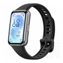 Huawei band 11 okoskarkötő (alumínium keret, aktivitásmérő, pulzusmérő, hívásjelzés, vízálló, szilikon szíj) fekete