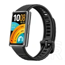 Huawei band 11 pro okoskarkötő (alumínium keret, aktivitásmérő, pulzusmérő, hívásjelzés, vízálló, szilikon szíj) fekete