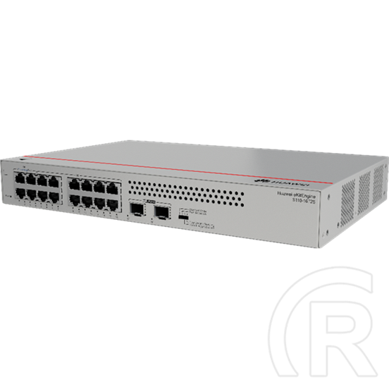 Huawei eKit S110-16T2S Switch (16x1 Gbps, 2x1 Gbps SFP, nem menedzselhető, rackes/asztali, ventilátormentes)