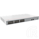 Huawei eKit S110-24LP2SR 24-port Gigabit switch (PoE+ 124 W, 24x 1Gb réz, 2x 1GE SFP, nem menedzselhető, rack/asztali)