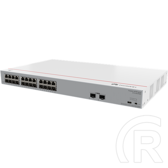 Huawei eKit S110-24LP2SR 24-port Gigabit switch (PoE+ 124 W, 24x 1Gb réz, 2x 1GE SFP, nem menedzselhető, rack/asztali)