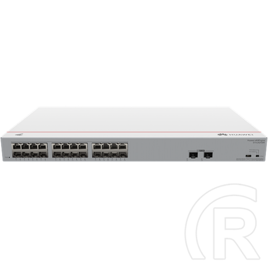 Huawei eKit S110-24LP2SR 24-port Gigabit switch (PoE+ 124 W, 24x 1Gb réz, 2x 1GE SFP, nem menedzselhető, rack/asztali)