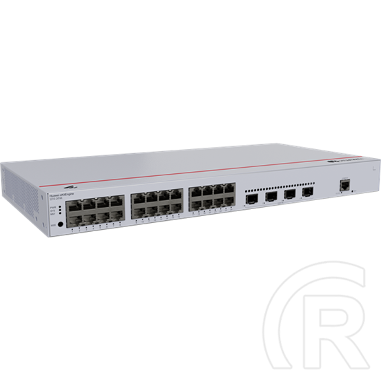 Huawei eKit S310-24T4X 24-portos Gigabit switch (24 x 10/100/1000, 4 x 10G SFP+, iStack, Layer2+, rack, 1 konzolport, 1U