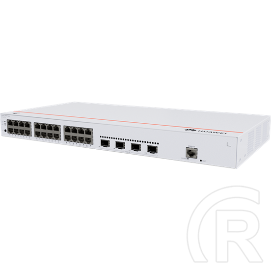 Huawei eKit S310-24T4X 24-portos Gigabit switch (24 x 10/100/1000, 4 x 10G SFP+, iStack, Layer2+, rack, 1 konzolport, 1U