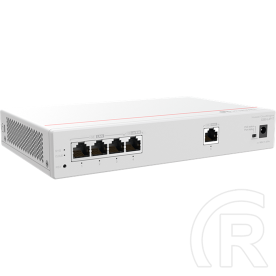 Huawei eKit S380-L4P1T 5-portos 1Gb switch (1x WAN, 4x LAN PoE+ 50W, asztali)