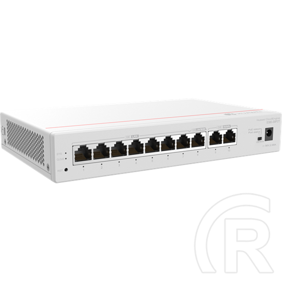Huawei eKit S380-S8P2T 10-Port Gigabit asztali switch (2x WAN 1Gb, 8x GE PoE+, 124W)