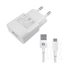 Huawei hw-050100e01w hálózati töltő usb aljzat (5v / 1000ma + microusb kábel) fehér