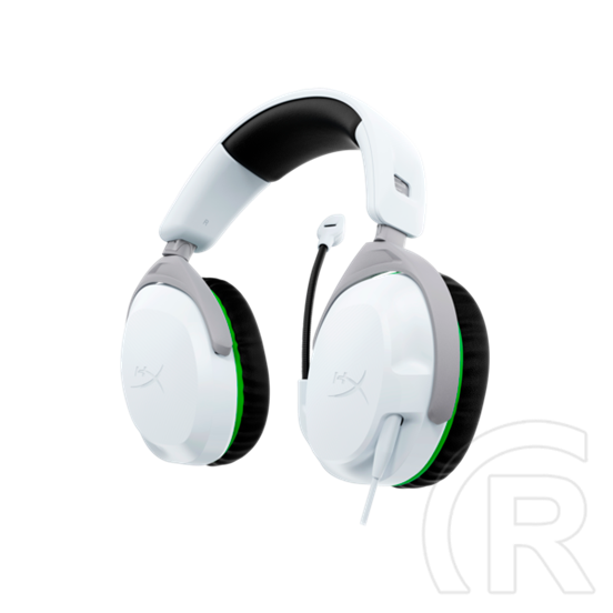 HyperX CloudX Stinger 2 vezetékes gaming fejhallgató sztereo (3,5 mm jack, mikrofon, fülkörülvevő, Xbox, fehér)