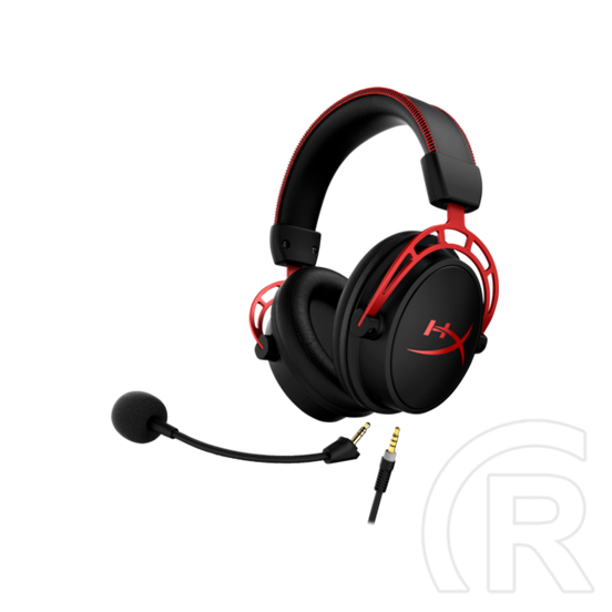 HyperX Cloud Alpha gamer mikrofonos fejhallgató (fekete-vörös)