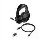 HyperX Cloud Jet vezeték nélküli gaming fejhallgató (2,4 GHz USB vevő, Bluetooth v5.3, mikrofon, fekete)