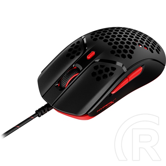 HyperX Pulsefire Haste optikai egér (USB, fekete-piros)