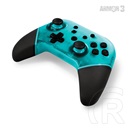 Hyperkin Armor3 Nintendo Switch kontroller (türkiz, vezeték nélküli, 8-10 óra akku, programozható paddlek, force feedbac