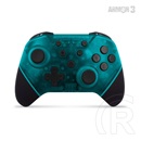 Hyperkin Armor3 Nintendo Switch kontroller (türkiz, vezeték nélküli, 8-10 óra akku, programozható paddlek, force feedbac