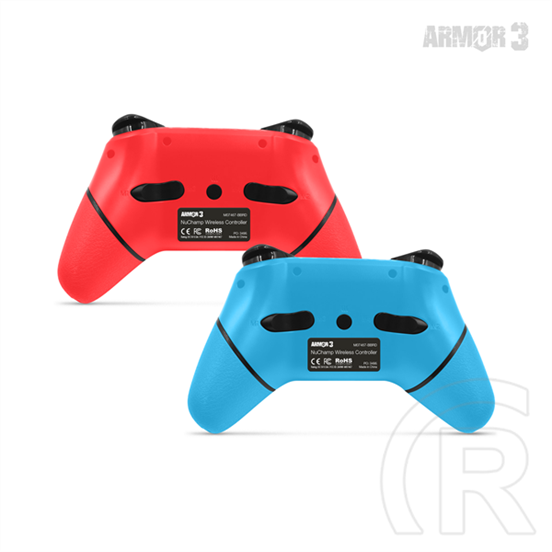 Hyperkin Armor3 Nuchamp vezeték nélküli kontroller (Nintendo Switch, kék, piros, 2 db)