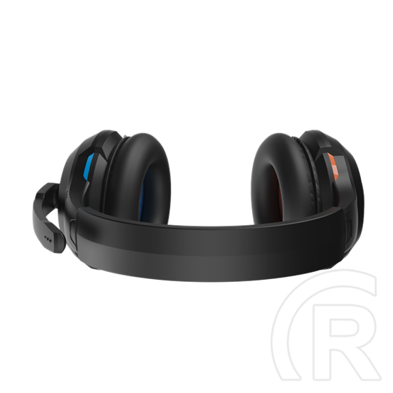 Hyperkin Armor3 Soundtac vezetékes gamer fejhallgató (Nintendo, PS, Xbox, PC, Mac kompatibilis, mikrofon, kék-narancs)