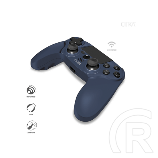 Hyperkin Cirka NuForce vezeték nélküli kontroller (PS4, PC, Mac, alkonykék)