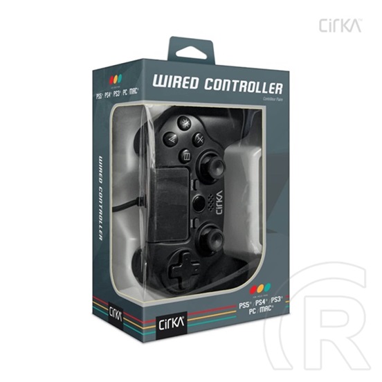 Hyperkin Cirka NuForce vezetékes kontroller (PS4, PC, Mac, fekete)