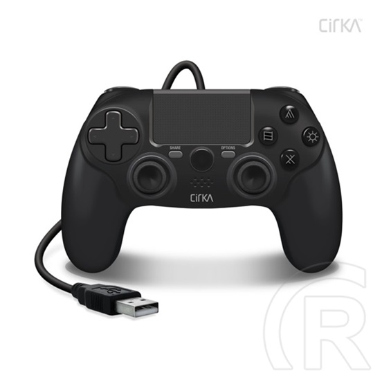 Hyperkin Cirka NuForce vezetékes kontroller (PS4, PC, Mac, fekete)