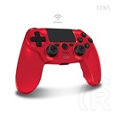 Hyperkin Cirka Nuforce vezeték nélküli kontroller (PS4, PC, Mac kompatibilis, piros)