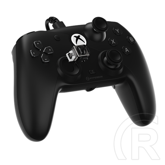 Hyperkin Competitor vezetékes kontroller (Xbox Series, Xbox One, Windows 11/10 kompatibilis, licencelt, fekete)