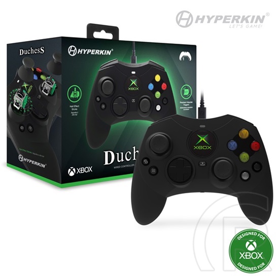 Hyperkin Duchess Xbox vezetékes kontroller (Xbox Series, Xbox One, Windows 11/10, licencelt, fekete)