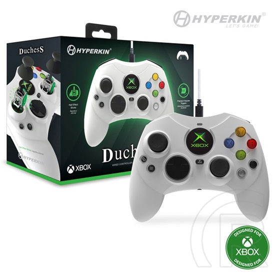 Hyperkin Duchess vezetékes kontroller (Xbox Series, Xbox One, Windows 11/10, licencelt, fehér)