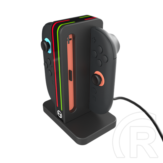 Hyperkin Power Spire Joy-Con töltőállvány (Nintendo Switch 2 kompatibilis, fekete)