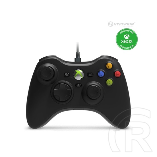 Hyperkin Xenon vezetékes Xbox kontroller (licencelt, Xbox Series/Xbox One, Windows 11/10 kompatibilis, fekete)