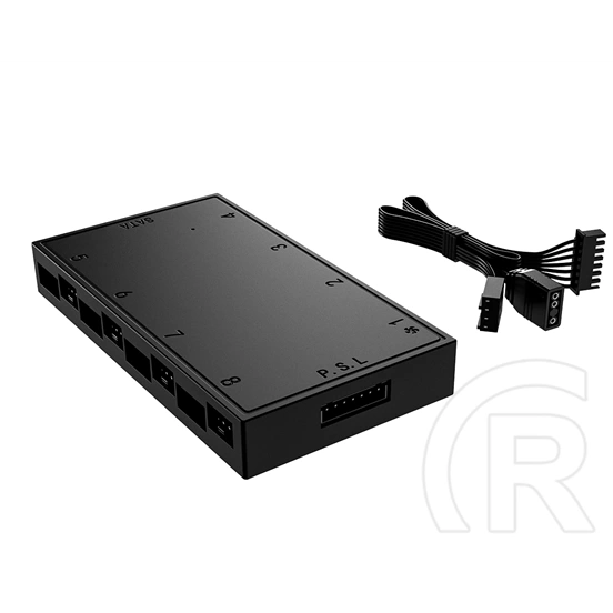 ID-Cooling A-RGB elosztó - HA-08  (8 db PWM, 8 db A-RGB, SATA)