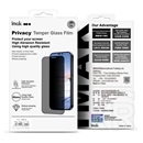 IMAK Honor Magic V5 privacy képernyővédő üveg (3d, betekintés védelem, íves, külső) fekete