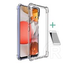 IMAK Samsung Galaxy A42 (SM-A425F) szilikon telefonvédő (közepesen ütésálló + képernyővédő fólia) átlátszó