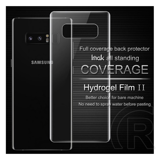 IMAK Samsung Galaxy Note 8 (SM-N950F) védőfólia (csak hátsó, full screen, íves részre, öngyógyító, 0.15mm vékony) átláts