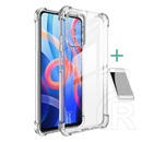 IMAK Xiaomi Poco M4 Pro 5G szilikon telefonvédő (közepesen ütésálló, légpárnás sarok + képernyővédő fólia) átlátszó