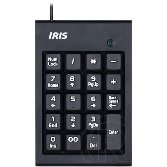 IRIS B-15 numerikus billentyűzet (USB, fekete)