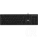 IRIS B-23 Slim billentyűzet (HU, USB, fekete)