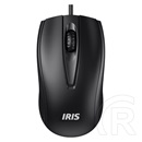 IRIS E-15 optikai egér (USB, fekete)