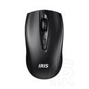 IRIS E-24 cordless optikai egér (USB, fekete)